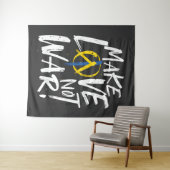 Maak van liefde geen oorlog Oekraïne Wandkleed (In Situ (horizontaal))