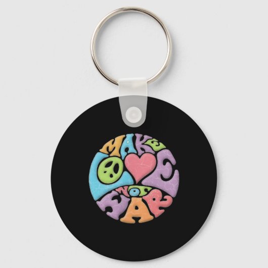 Maak van liefde geen oorlog sleutelhanger (Voorkant)