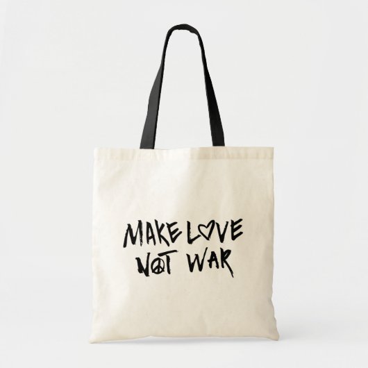 Maak van liefde geen oorlog tote bag (Voorkant)