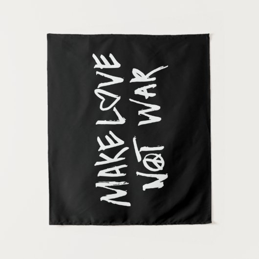 Maak van liefde geen oorlog wandkleed (Voorkant)