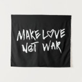 Maak van liefde geen oorlog wandkleed (Voorkant (horizontaal))