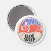 Maak van liefde geen oorlogskunst magneet (Voorkant / Achterkant)