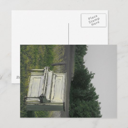 Maak van me een Instrument (Grijze/Groene hoogtepu Briefkaart (Voorkant / Achterkant)