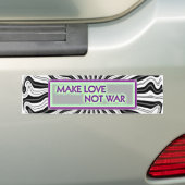 MAAK VAN NIET-WAR-Bumpersticker Bumpersticker (Op auto)