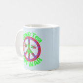 Maak van Tea not war  kijk Hippie Peace Mok (Voorkant links)