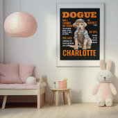 Maak van uw huisdier een voorpagina ster gepersona canvas afdruk