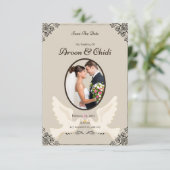 Maak van uw speciale dag een onvergetelijk geheuge kaart (Staand voorkant)