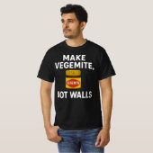 Maak van Vegemite geen oorlog, Australische eenhei T-shirt (Voorkant volledig)