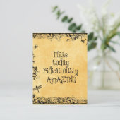 Maak vandaag belachelijk verbazingwekkend leven ci briefkaart (Staand voorkant)