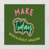 Maak vandaag belachelijk verbazingwekkend menu (Voorkant)