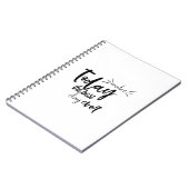 Maak vandaag de beste dag van elk citaat notitieboek (Linkerzijde)