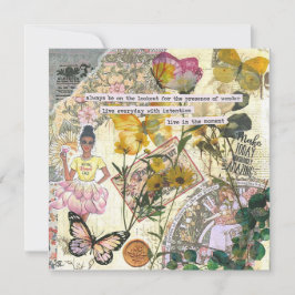 Maak vandaag een geweldig flat-Wenskaart