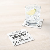 Maak vandaag een geweldige motivatie prijsopgave kartonnen onderzetters (Insitu)