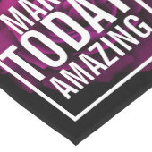 Maak vandaag een ongelooflijk Paars Roos Inspirere Korte Tafelloper (Hoek)