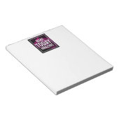 Maak vandaag een ongelooflijk Paars Roos Inspirere Notitieblok (Schuin)