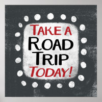 Maak vandaag een roadtrip door Poster Wall Art
