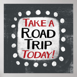 Maak vandaag een roadtrip door Poster Wall Art