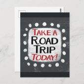 Maak vandaag een roadtrip naar Briefkaart (Voorkant / Achterkant)