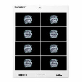 Maak vandaag geweldig etiket (Full Sheet)