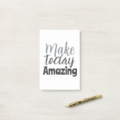 Maak Vandaag Geweldig Inspirerend Citaat Post-it® Notes (Op bureau)