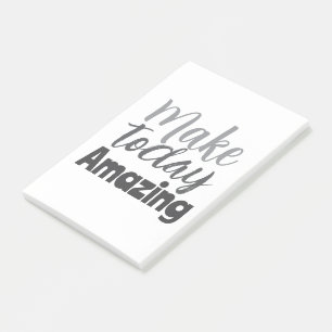 Maak Vandaag Geweldig Inspirerend Citaat Post-it® Notes