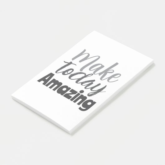 Maak Vandaag Geweldig Inspirerend Citaat Post-it® Notes (Schuin)