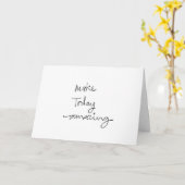 *** MAAK VANDAAG GEWELDIG *** NET ALS "JIJ" VERJAA KAART (Gele Bloem)