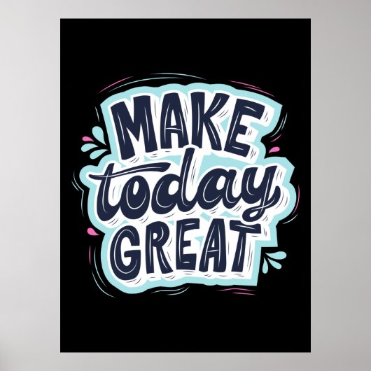 Maak vandaag geweldig poster (Voorkant)