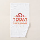 Maak Vandaag Geweldig Retro Typografie Bad Handdoek (Handdoek)