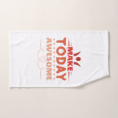Maak Vandaag Geweldig Retro Typografie Bad Handdoek (Handdoek)
