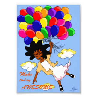 Maak vandaag Geweldige afdrukken Foto Afdruk