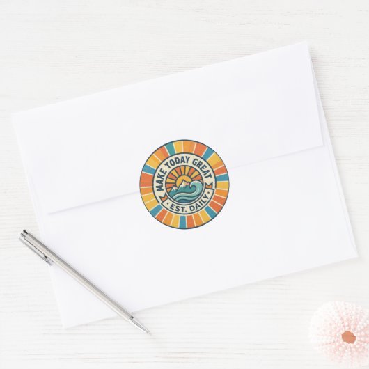 Maak Vandaag Groot Sticker (Envelop)