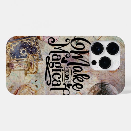 Maak vandaag Magisch Case-Mate iPhone Case (Achterkant (horizontaal))