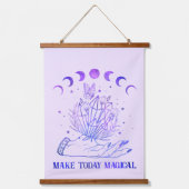 Maak Vandaag Magisch Celestiaal Hangend Wandkleed (Voorkant)