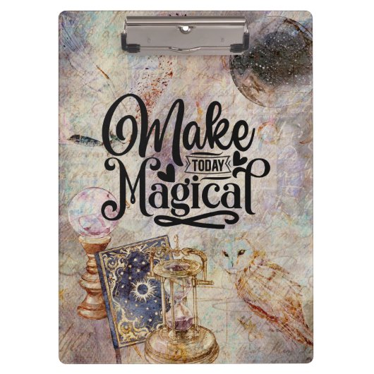Maak vandaag Magisch Klembord (Voorkant)