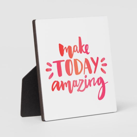 Maak vandaag ongelofelijk 2 fotoplaat (Voorkant)