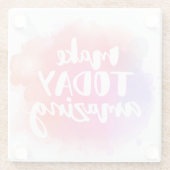 Maak vandaag ongelofelijk glazen onderzetter (Achterkant)