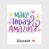 Maak vandaag ongelofelijk | INSPIREREND Sticker (Vel)