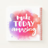 Maak vandaag ongelofelijk notitieboek (Achterkant)