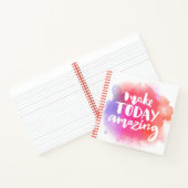 Maak vandaag ongelofelijk notitieboek (Binnen)