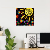 Maak vandaag ongelofelijk poster (Thuiskantoor)