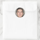 Maak vandaag ongelofelijk ronde sticker (Tas)