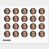 Maak vandaag ongelofelijk ronde sticker (Vel)