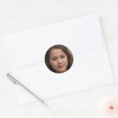 Maak vandaag ongelofelijk ronde sticker (Envelop)