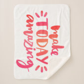 Maak vandaag ongelofelijk sherpa deken (Voorkant)