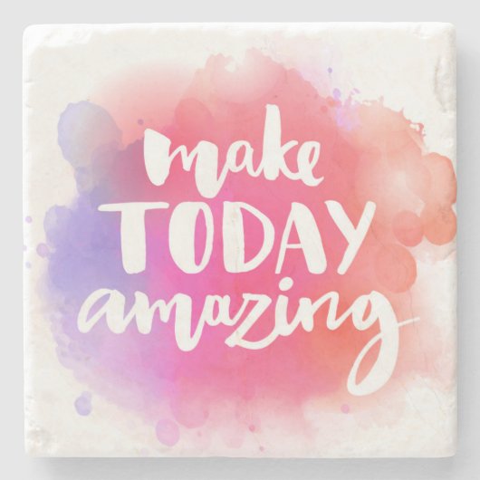 Maak vandaag ongelofelijk stenen onderzetter (Voorkant)