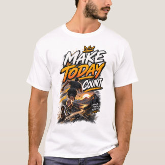 Maak Vandaag Telende Basketbal – Motiverende Sport T-shirt