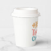 Maak vandaag tellen Inspirerend offerte Papieren Bekers (Rechts)