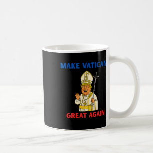 Maak Vaticaan Groot Again Funny Paus Trump Retro C Koffiemok