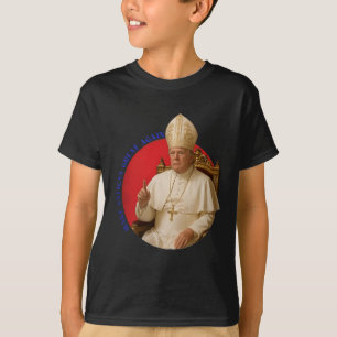 Maak Vaticaan Groot Again Funny Paus Trump Retro C T-shirt